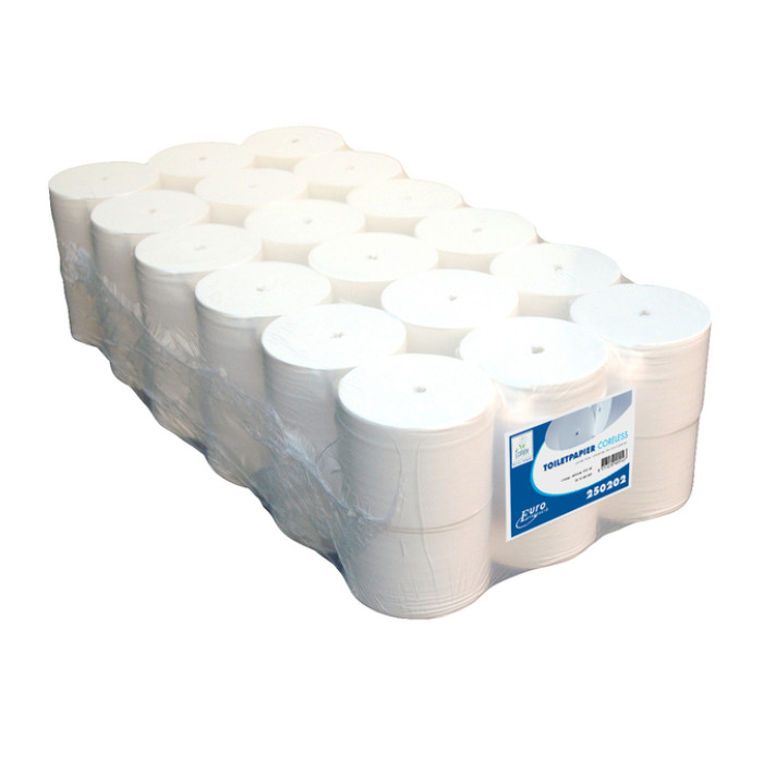Toiletpapier Coreless 2-laags 104m wit