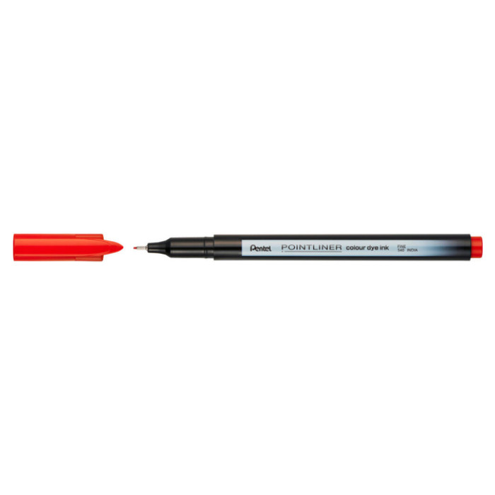 Fineliner Pentel Pointliner S40-B fijn rood