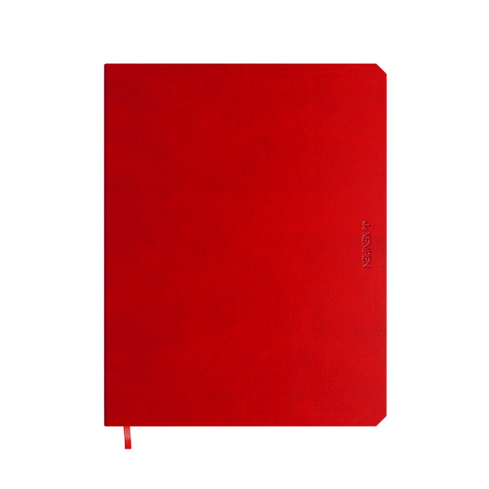 Notitieboek de KEMPEN Poppy 171x220mm lijn 192 pagina's  90gr rood