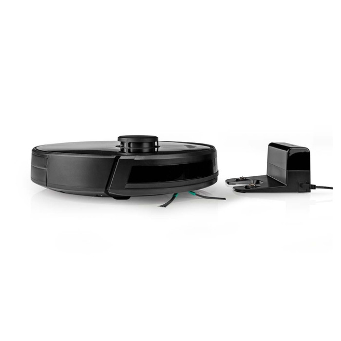 Robotstofzuiger Nedis Smartlife wifi laser 3-in-1 zwart