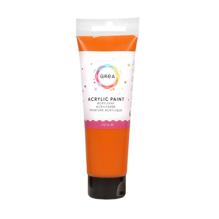 Acrylverf Qrea 120 ml oranje