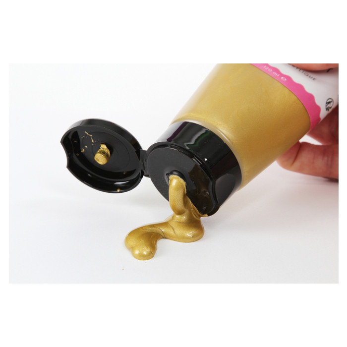 Acrylverf Qrea 120 ml goud