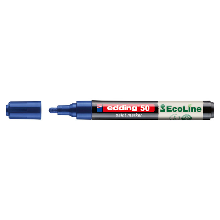 Paintmarker edding 50 EcoLine op waterbasis 2-3mm blauw