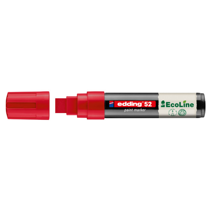 Paintmarker edding 52 EcoLine op waterbasis 4-15mm rood