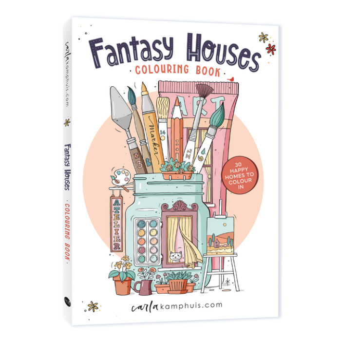 Kleurboek MUS Fantasy Houses