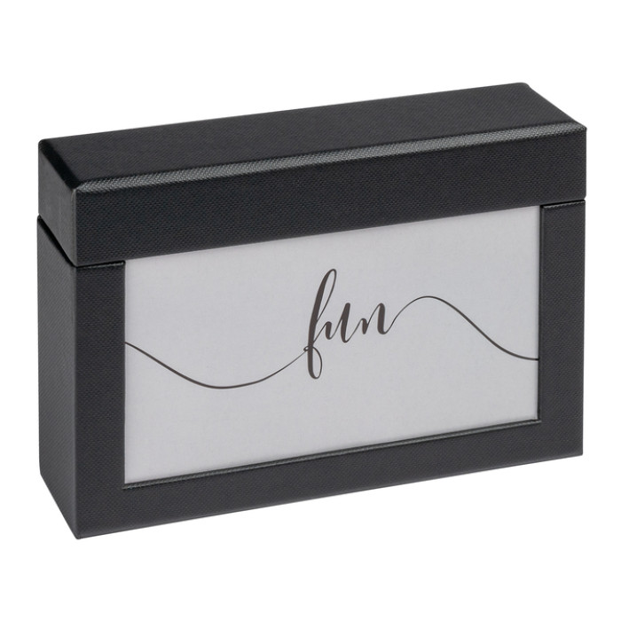 Fotobox walther design Fun 10x15cm 100 foto's zwart
