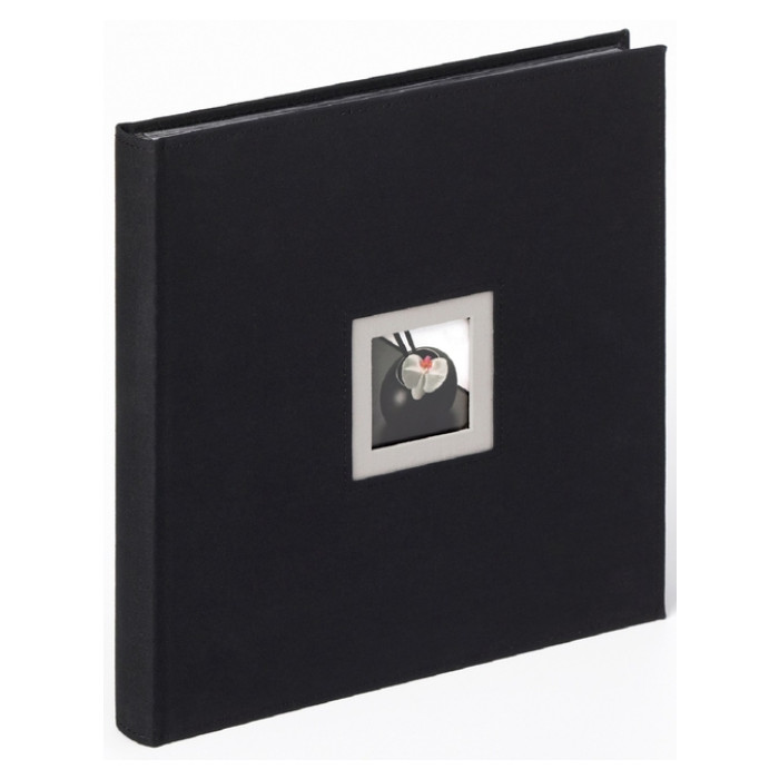 Fotoalbum walther design Black & White 30x30cm 25vel zwart