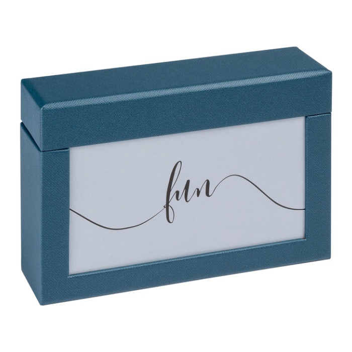 Fotobox walther design Fun 10x15cm 100 foto's blauw