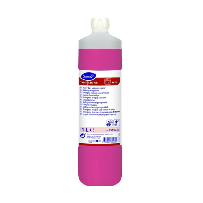 Sanitairreiniger Taski Sani Ami kalkzeepverwijderaar W1h 1 Liter