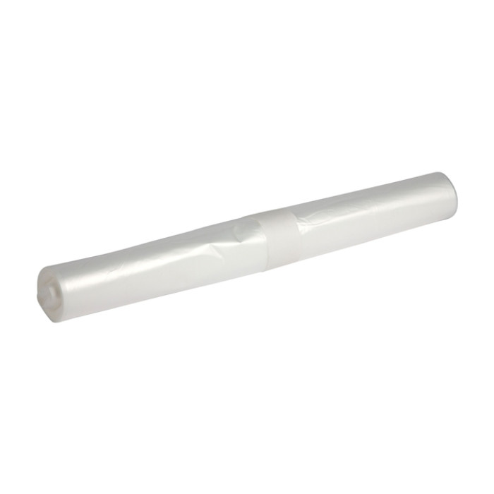 Afvalzak Propsac LDPE T60R 80x110cm 140L transparant rol à 20 stuks