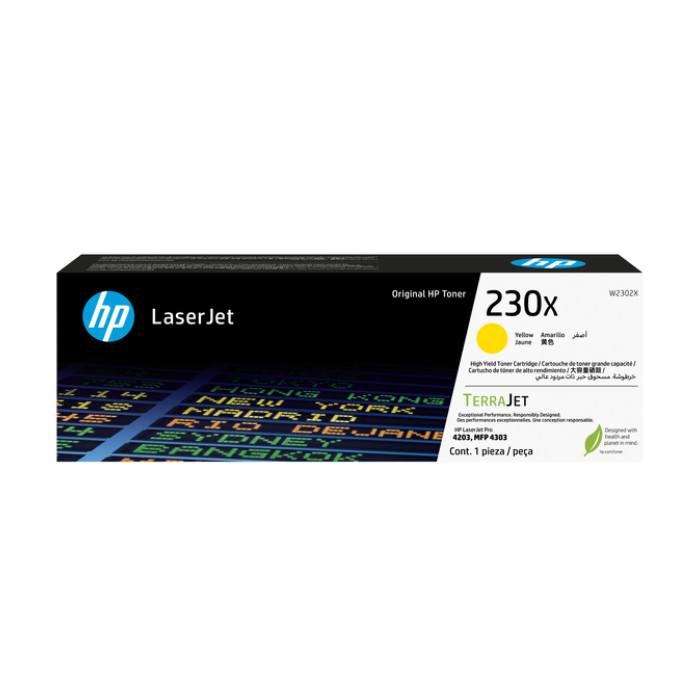 Tonercartridge HP W2302X 230X geel