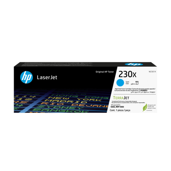 Tonercartridge HP W2301X 230X blauw