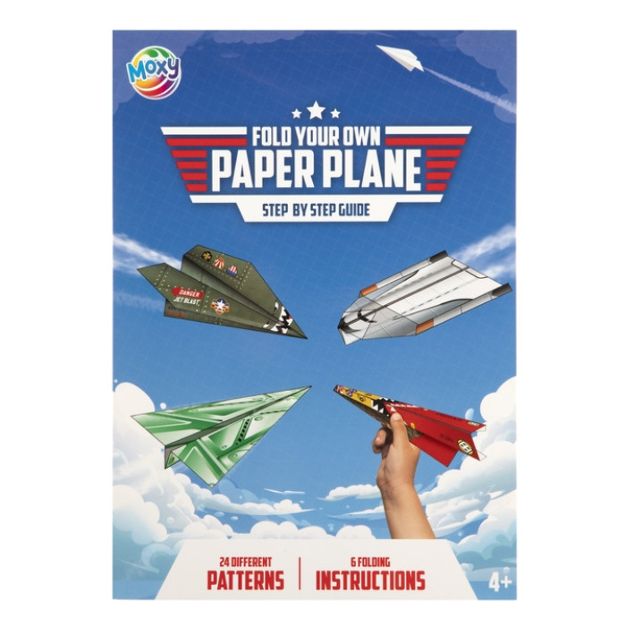 Fold your own Paper Planes block 24 sheet 25x18cm