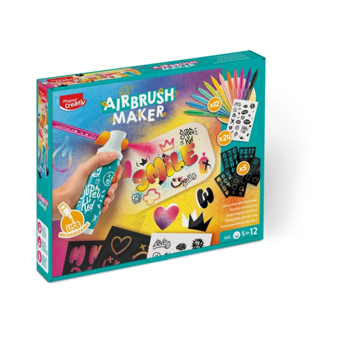 Airbrush Maker Maped Creativ set à 27 delen