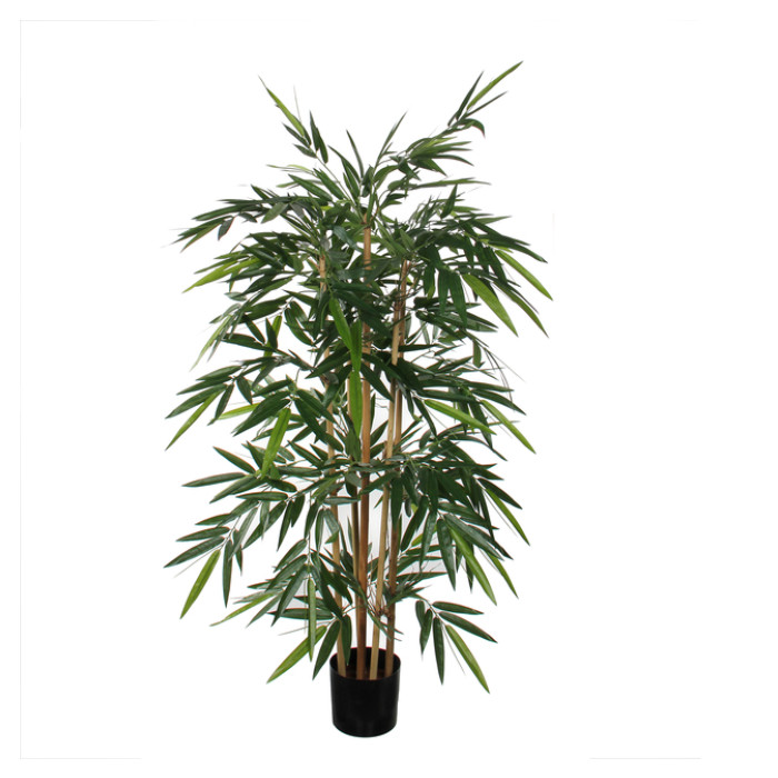 Kunstplant Mica Bamboe in plastic pot 150x75cm