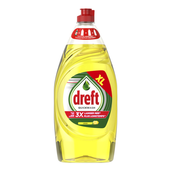 Afwasmiddel Dreft citroen Quickwash 820ml