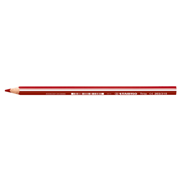 Kleurpotloden STABILO 203 Trio dik assorti classpack blik à 38 stuks