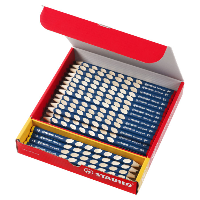 Potlood STABILO Easygraph petrol 321 HB classpack à 48 stuks