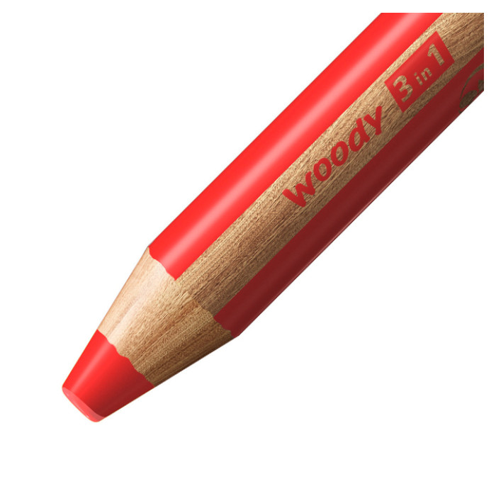 Kleurpotloden STABILO 882 woody 3 in 1 incl 2 slijpers classpack 48st