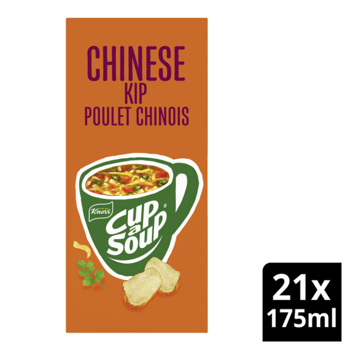Cup-a-Soup Knorr Chinese kip 21x175ml
