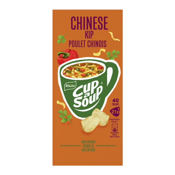 Cup-a-Soup Knorr Chinese kip 21x175ml