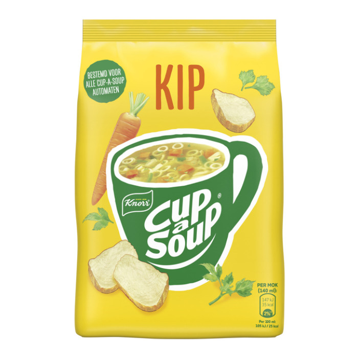 Cup-a-Soup Knorr machinezak kip 140ml