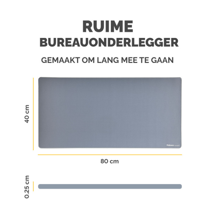 Bureau-onderlegger Fellowes Breyta blauw
