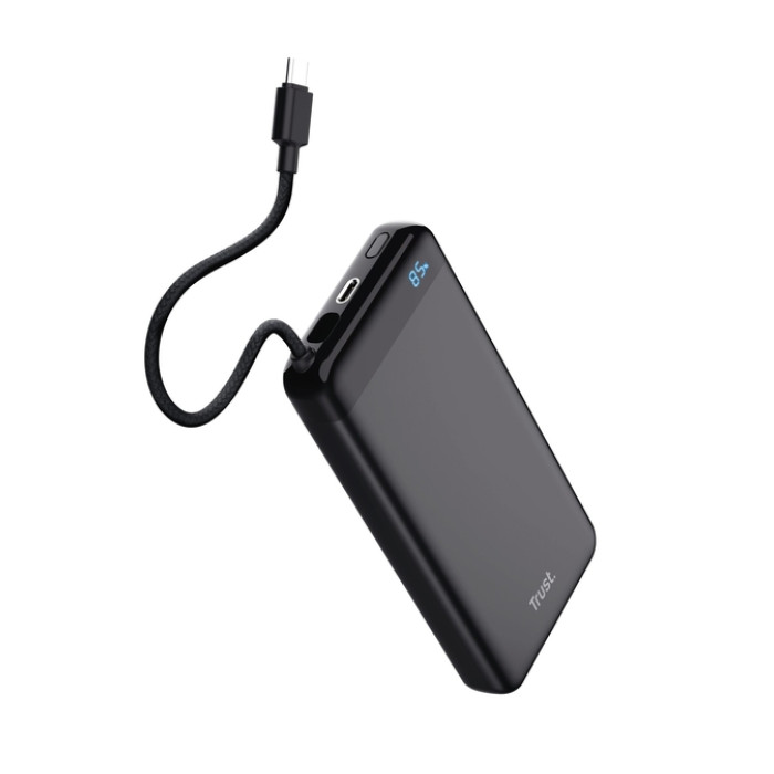 Powerbank Trust Fiera 20.000 met kabel