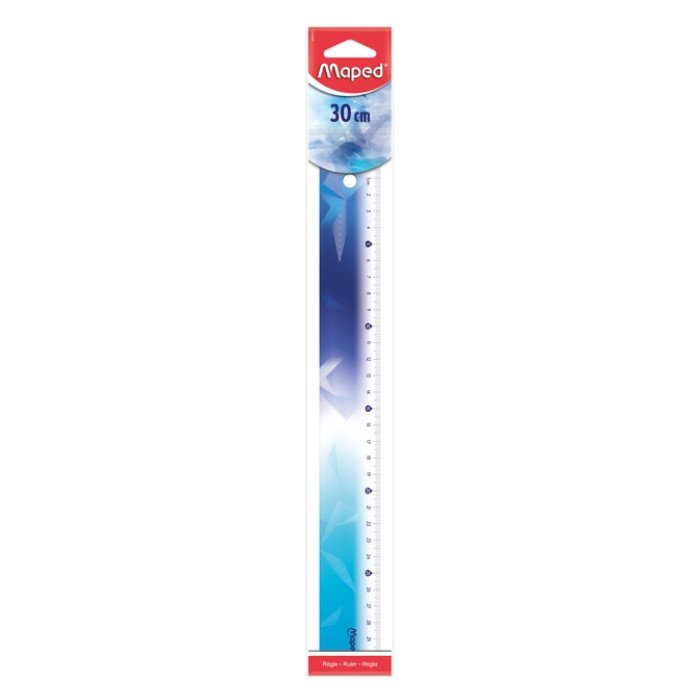 Liniaal Maped Arctic Vibes 30cm blauw