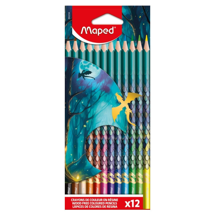 Kleurpotlood Maped Dragon set à 12 kleuren