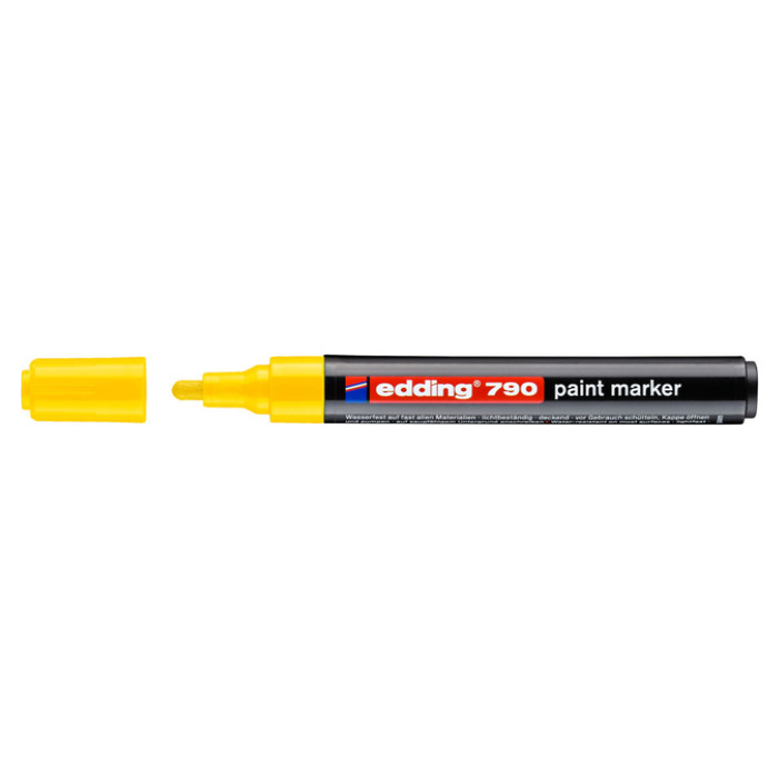 Paintmarker edding 790 op alcoholbasis 2-3mm geel