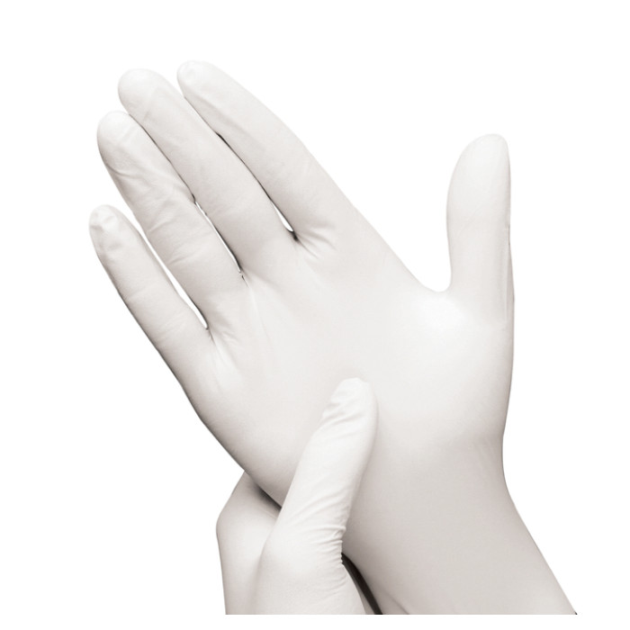 Handschoen Hynex nitril M wit 3.5g 100 stuks