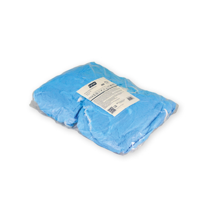 Baardnet Hynex non-woven blauw pp 100 stuks
