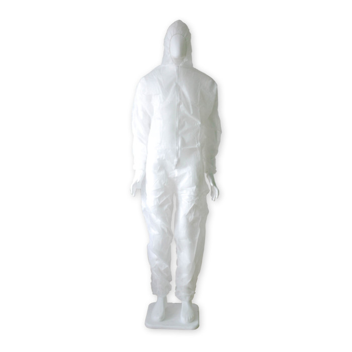 Coverall Hynex non-woven XXXL wit PP rits