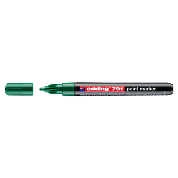 Paintmarker edding 791 op alcoholbasis 1-2mm groen