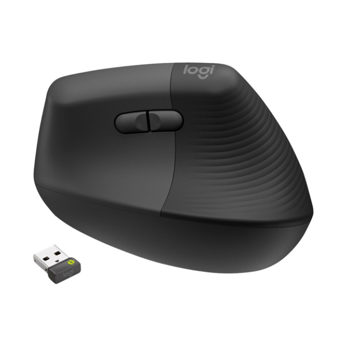 Muis Logitech Lift business rechtshandig grafiet