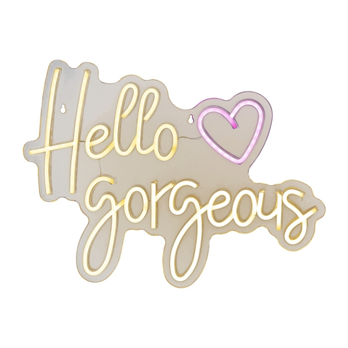 Ledbord Lumineo indoor USB neon Hello Gorgeous