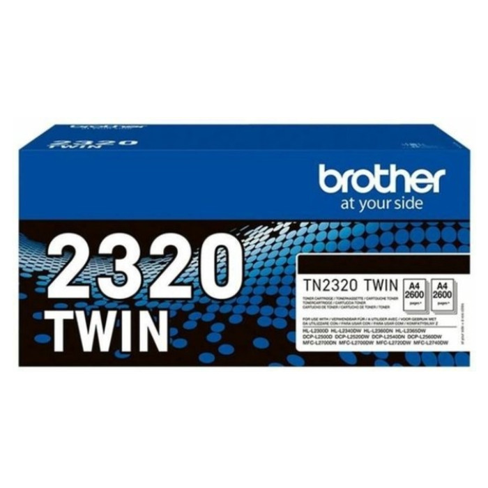 Toner Brother TN-2320TWIN zwart