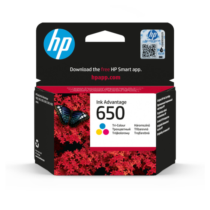 Inktcartridge HP CZ102A 650  3 kleuren