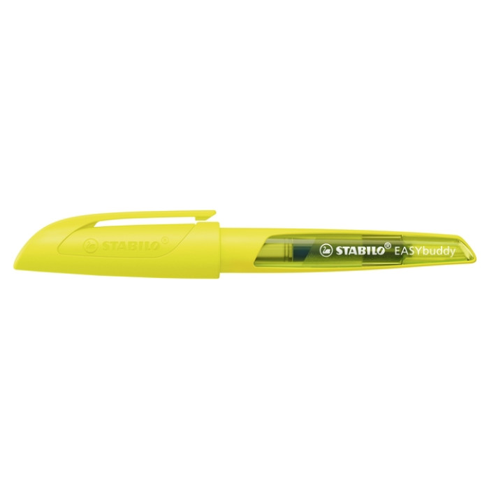 Vulpen STABILO Easybuddy medium neon geel blister à 1 stuk