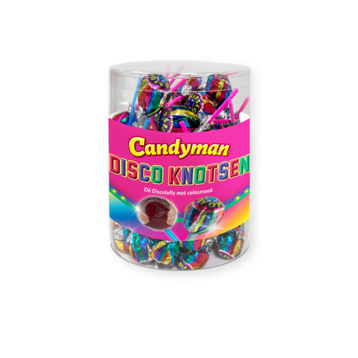 Lolly Candyman discoknotsen 100 stuks