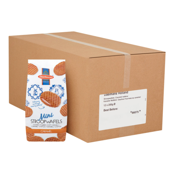 Stroopwafel Daelmans mini blokzak 200 gram