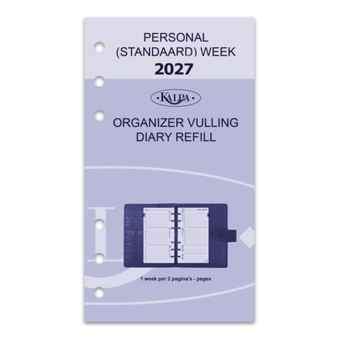 Agendavulling 2027 Kalpa Personal 7dagen/2pagina's