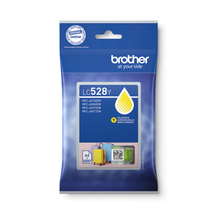 Inktcartridge Brother LC-528Y geel