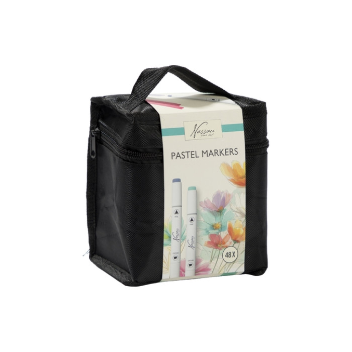Pastelmarkers Nassau set à 48 kleuren