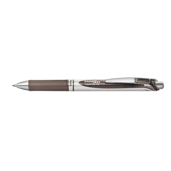 Gelschrijver Pentel BL77 Energel medium sepia