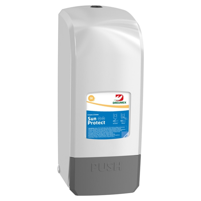 Zonnebrandcrèmedispenser Dreumex Sun Protect startpakket wit