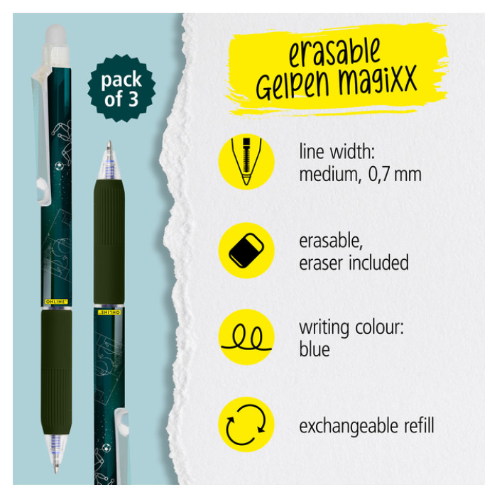 Gelschrijver Online Magixx Design 0.7mm assorti