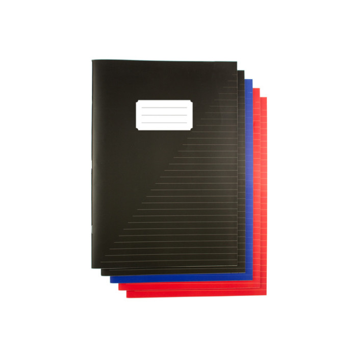 Schrift Kangaro A4 lijn 80 pagina's 60gr assorti pak à 5 stuks