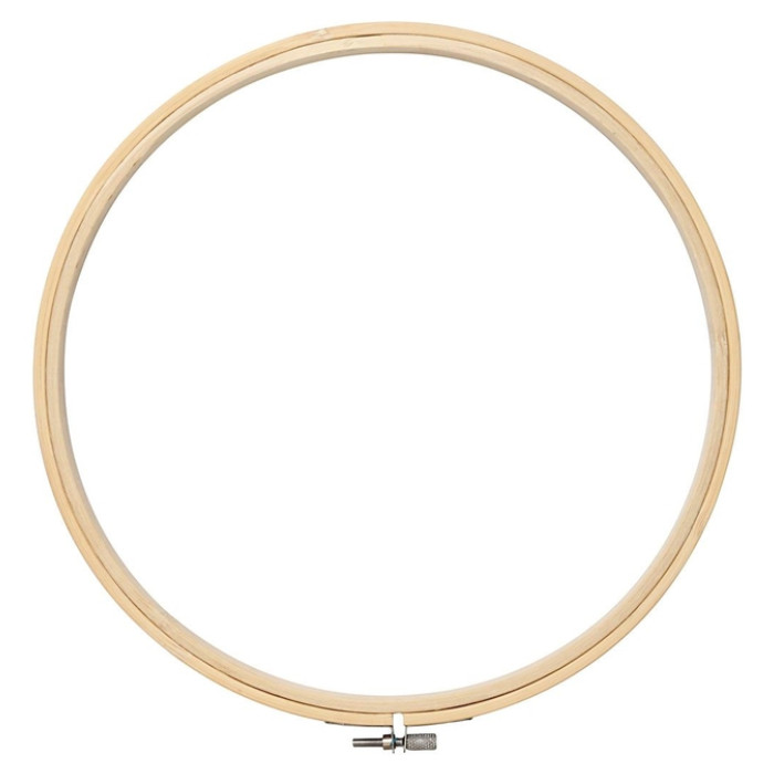 Borduurframe Creativ Company rond 25cm hout